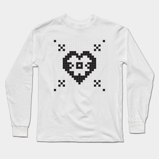 Embroidery vector pattern Long Sleeve T-Shirt by Patternos